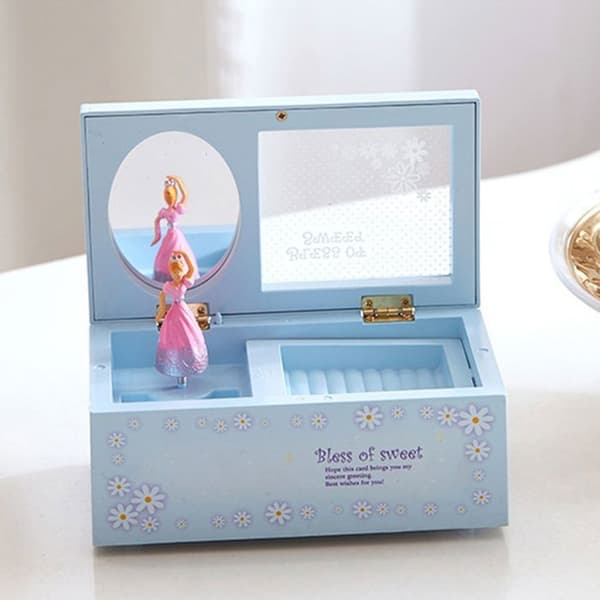 Musikalisk smyckeskrin - TD® - Dancing Girl - Plast - 170x95x72mm - från 3 år och uppåt