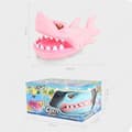 Miniatyrbild 2 av 4: TD® Big Finger Biting Shark med musik, bett, tandtryck, Helpersonsleksak för barn, Rosa