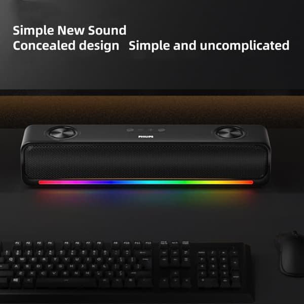 Philips SPA6209 multimedie Bluetooth-højttaler: Desktop-subwoofer, bærbar Bluetooth Ny oplevelse