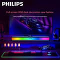 Miniatyrbillede 2 af 5: Philips trådløs Bluetooth-højttaler til stationær computer, RGB-lysstrimmel til spil, lyd til computer stationær computer til hjemmet