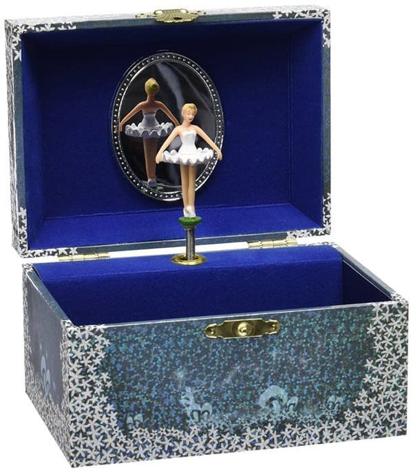 Musical Box - TROUSSELIER - Star Dancer - Ballerina - Mixed - Blå - 15x8,5x10,5 cm