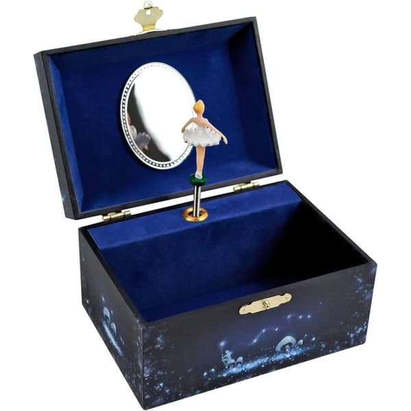Musical Box - TROUSSELIER - Star Dancer - Ballerina - Mixed - Blå - 15x8,5x10,5 cm