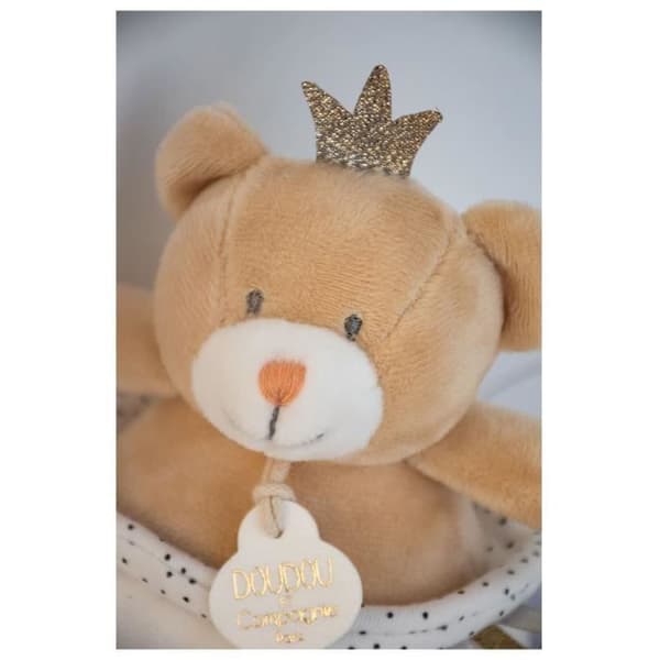 Musikleksak - DOUDOU ET COMPAGNIE - Little King Bear - Speldosa - Vit - Barn - Blandat
