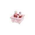 Miniatyrbild 1 av 4: Rosa Ballerina Träspeldosa - Trousselier S95025 - För babyflickor från 0 till 6 år