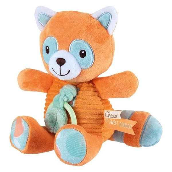 Speldosa - Chicco - Röd Panda - Orange - För baby - 16 cm