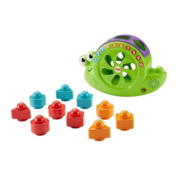 Mattel Fisher-price de Fisher Price Bebis Musik Snigel, Multikolor - FRB88
