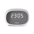Miniatyrbild 1 av 5: Philips TAS2909 trådlös Bluetooth-högtalare spegelväckarklocka smart skrivbordshögtalare mini bärbar