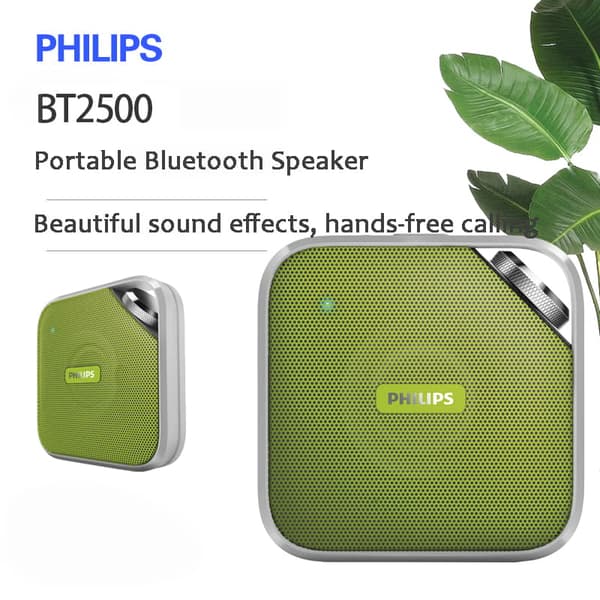 Philips BT2500 Bluetooth-kaiutin subwoofer kannettava minimatkapuhelin langaton pöytäkaiutin