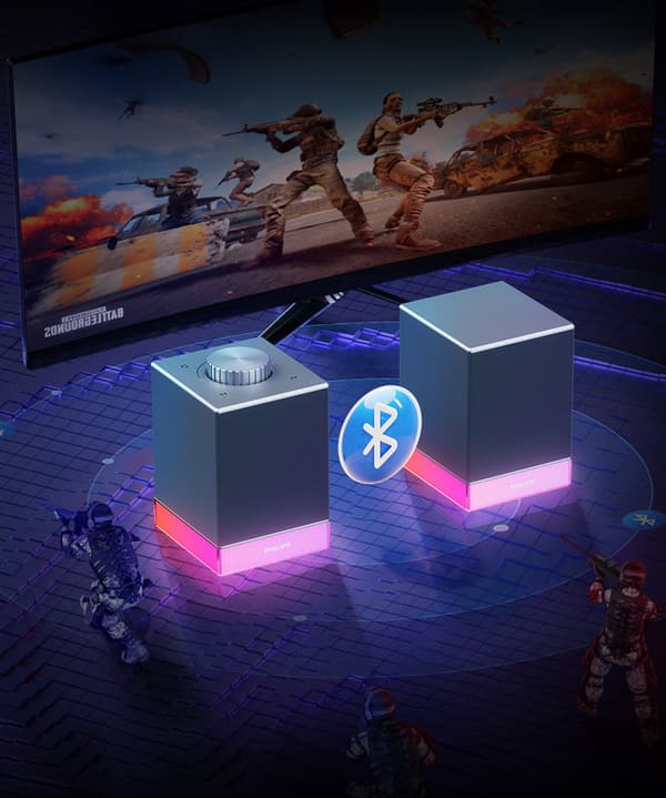 Philips Bluetooth-computerhøjttalere Små stationære højttalere Bærbare computere Gaminghøjttalere Multimediespilhøjttalere