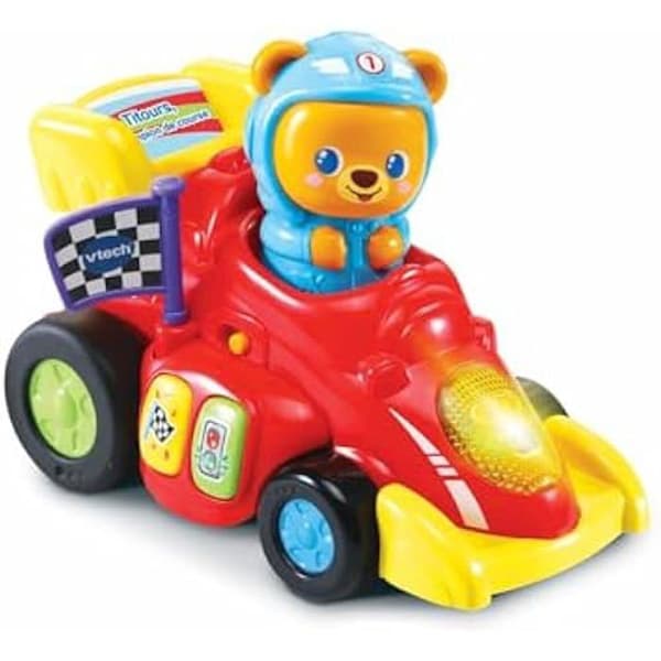 VTECH Tobia Toy Car - 2 startlägen - Över 45 låtar och ljud