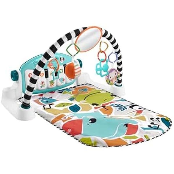 Utvecklingsleksak - FISHER-PRICE - Kick & Play HWY54 - Integrerade melodier och ljud - 0 månader och över - Mixat
