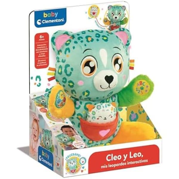 Interaktiv plysch - CLEMENTONI - Cleo y Leo 55555 - Pedagogisk - Multisensorisk - Musikalisk