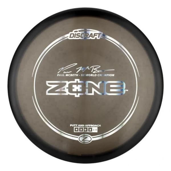 Golf Disc - Discraft - Paul McBeth Z Zone Series (PUTTER) - Vit - Blandat