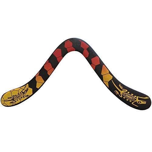 Boomerang - LMI och FOX - Svart - Vingspann 30cm - Vikt 66g - Räckvidd 25-30m
