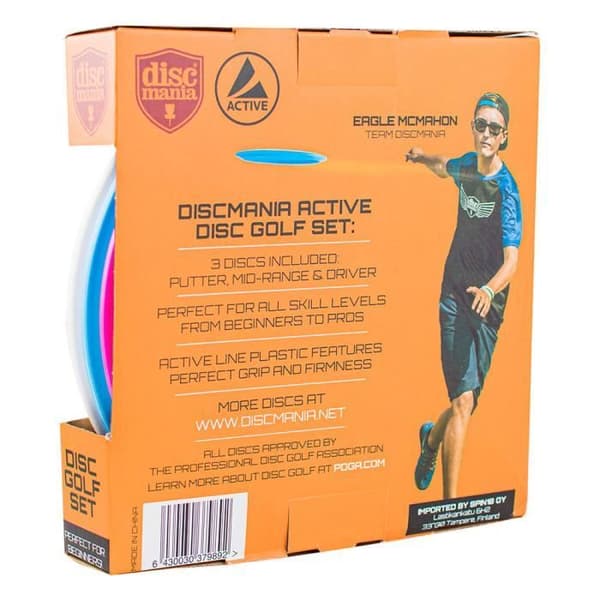 Frisbee Discmania Active 3-disc Set Discgolf Flying Disc Multicolor