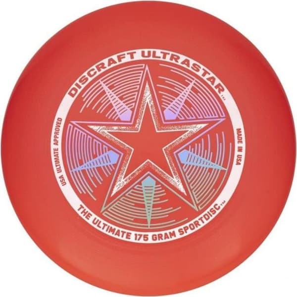 Frisbee Ultimate - Discraft - Röd Glänsande - 175 Gram