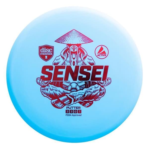 Sensei Putter - Discmania - Blå - Låg profil - Neutral - Ljus blekning