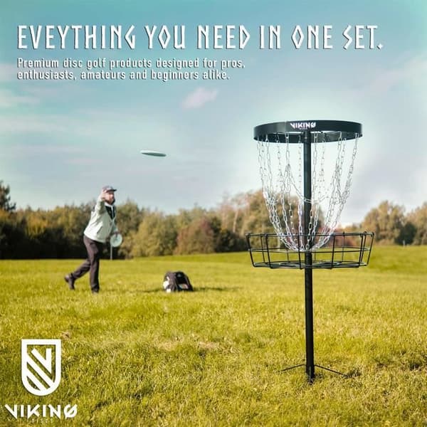 Viking Discs Ground Frisbee Disc Set - 8 skivor för alla nivåer, PDGA-godkänd