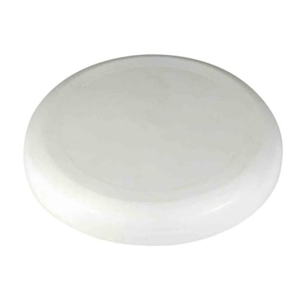 Frisbee i plast vit 18 cm