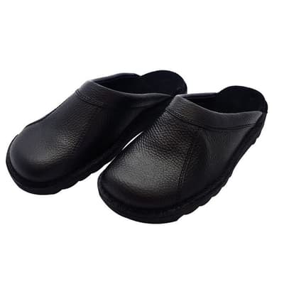 HTC Leather Road Clack Sko - Unisex - Sort