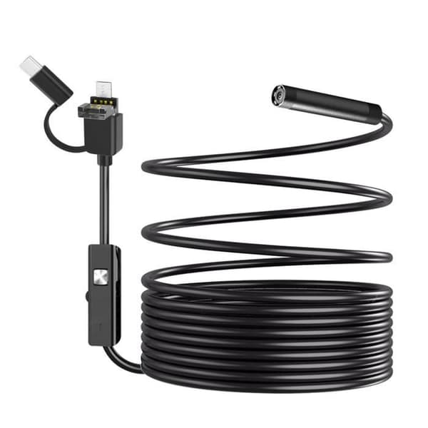 AVIZAR IP67 vattentätt endoskop - 5m USB-C Micro USB USB-kamera - Dold kamerafunktion