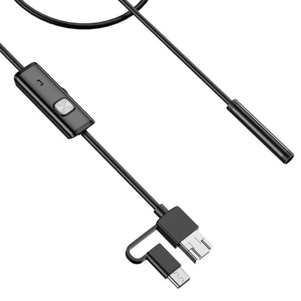 AVIZAR vattentätt endoskop - 5,5 mm inspektionskamera - Multi-USB-portar - Dold kamerafunktion