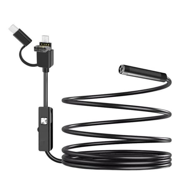 AVIZAR vattentätt endoskop - 5,5 mm inspektionskamera - Multi-USB-portar - Dold kamerafunktion