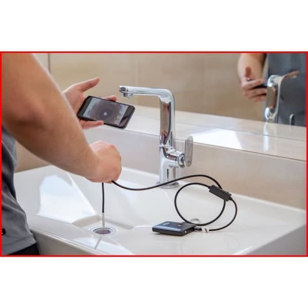 Videoscope - KS TOOLS - 550.7510 - 5,5 mm HD-kamera - Wi-Fi - Direktlagring på smartphone