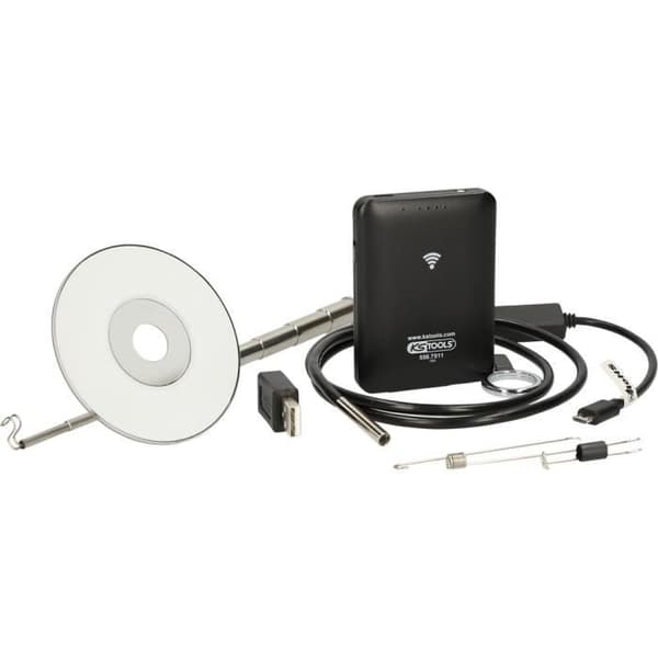 Videoscope - KS TOOLS - 550.7510 - 5,5 mm HD-kamera - Wi-Fi - Direktlagring på smartphone