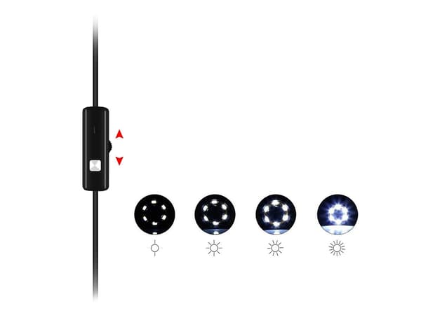 Inspektionskamera till Mobiltelefon & PC / USB Endoskop - 5m