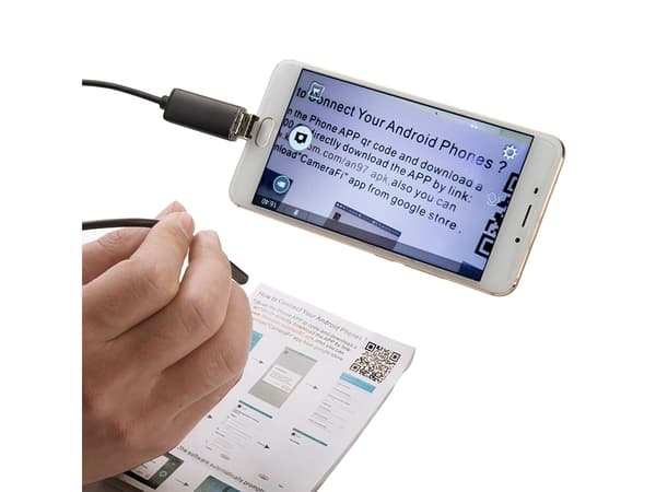 Inspektionskamera till Mobiltelefon & PC / USB Endoskop - 10m