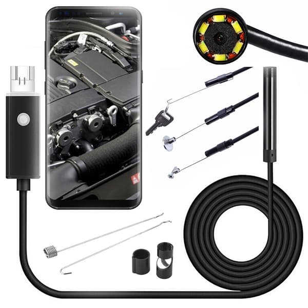 Inspektionskamera till Mobiltelefon & PC / USB Endoskop - 10m