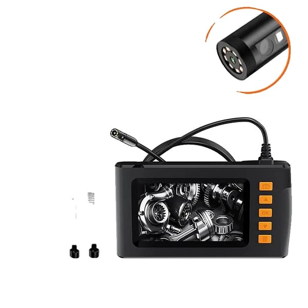 Endoskooppikamera, 4,3" IPS-näyttö, IP67-vesitiivis muotoilu,8 mm kaksoislinssi, 5m