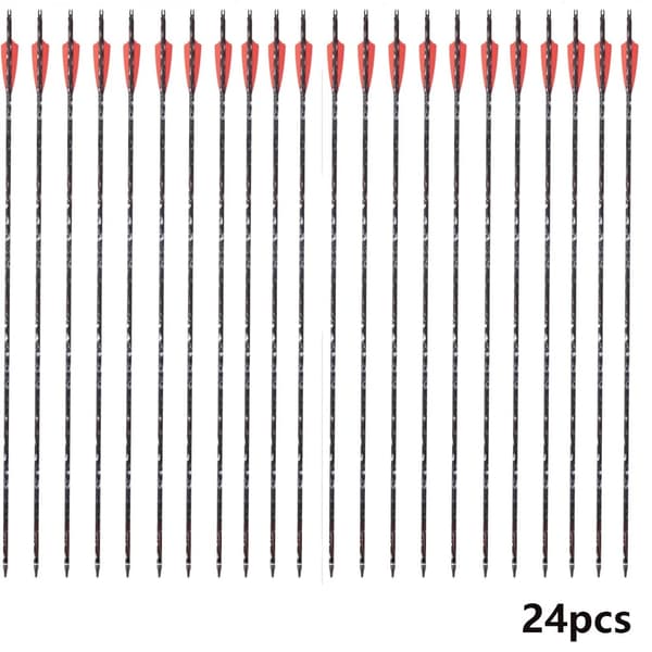 Kolfiberpilar, Lätta 31,5 tum, Spine 500-550,A-24st