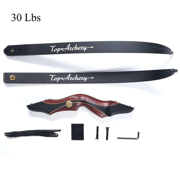Toparchery jousi, säädettävä vetovoima, teknologiapuinen riseri,30 lbs