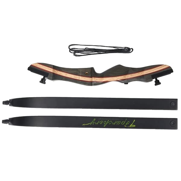 Recurve Bue, 62-tommer længde, Tech Wood håndtag,50 lbs