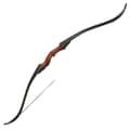 Miniatyrbild 1 av 2: Recurve-båge, avtagbar design, justerbar dragvikt,45lbs