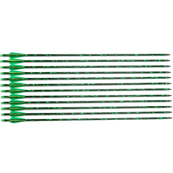 Kulfiberpile, 31,5" længde, letvægtsdesign,24 Stykker