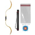 Miniatyrbillede 1 af 2: Traditionel Recurve Bue, 25 lbs Trækvægt, 50" Længde,Gul RW AQ