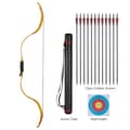 Miniatyrbillede 2 af 2: Traditionel Recurve Bue, 25 lbs Trækvægt, 50" Længde,Gul RB AQ