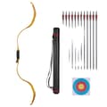 Miniatyrbillede 1 af 2: Traditionel Recurve Bue, 25 lbs Trækvægt, 50" Længde,Gul RB AQ