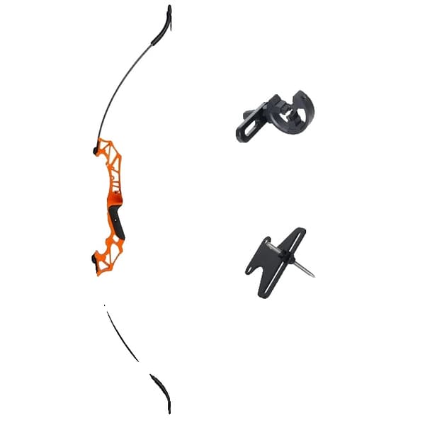 Jousiammunta jousi, irrotettava muotoilu, erilaisia veto painoja, 30 paunaa oranssi recurve