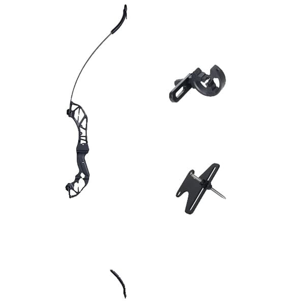 Bågskyttebåge, Demonterbar Design, Olika Dragvikter, 40lbs svart recurve