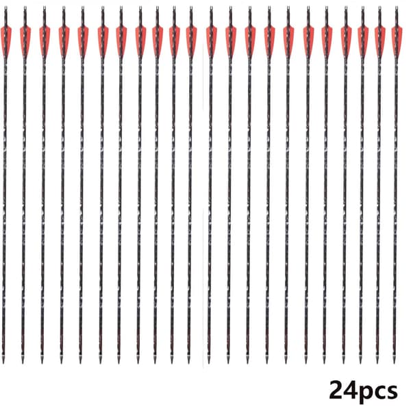 Kolfiberpilar, Lätta 31,5 tum, Spine 500-550,H-24st