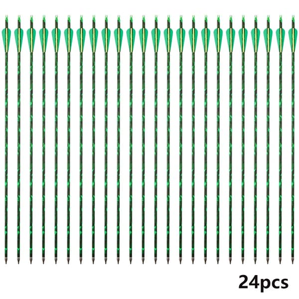Kulfiberspile, Letvægts 31,5 Tommer, Spine 500-550,G-24stk