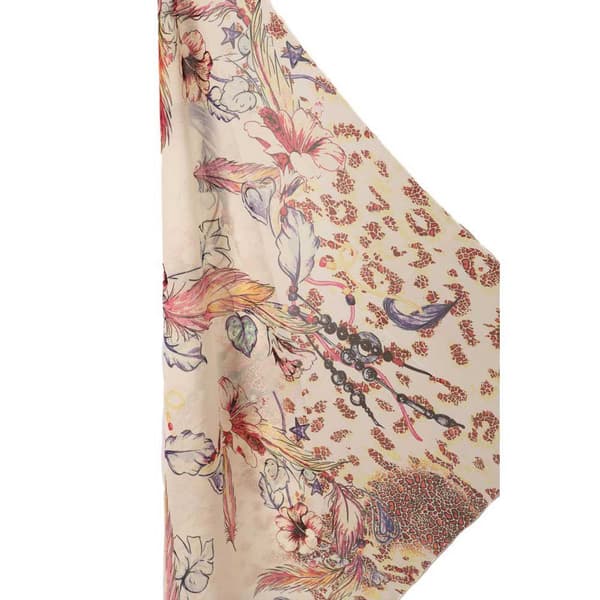 Pasion Morena Blommor Näsduk Beige 90 x 90 mm