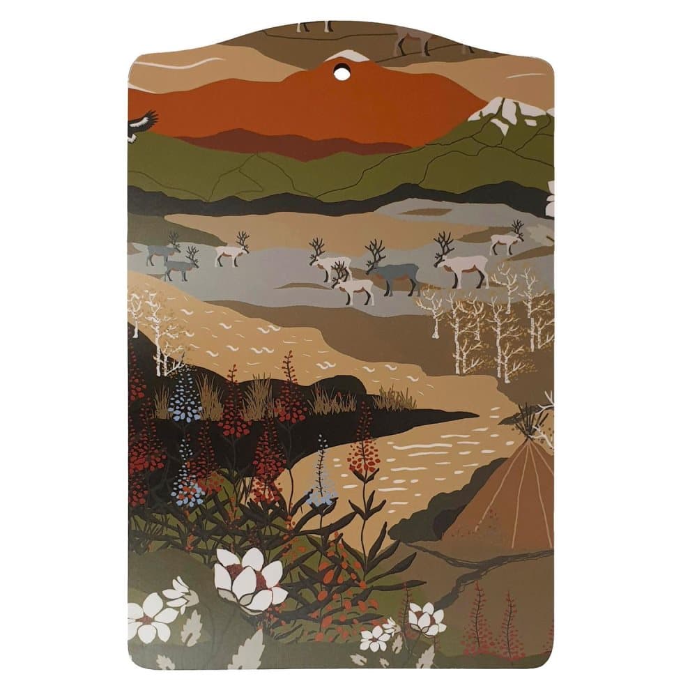 Serveringsbräda Fjällvandring Beige - Arvidssons Textil