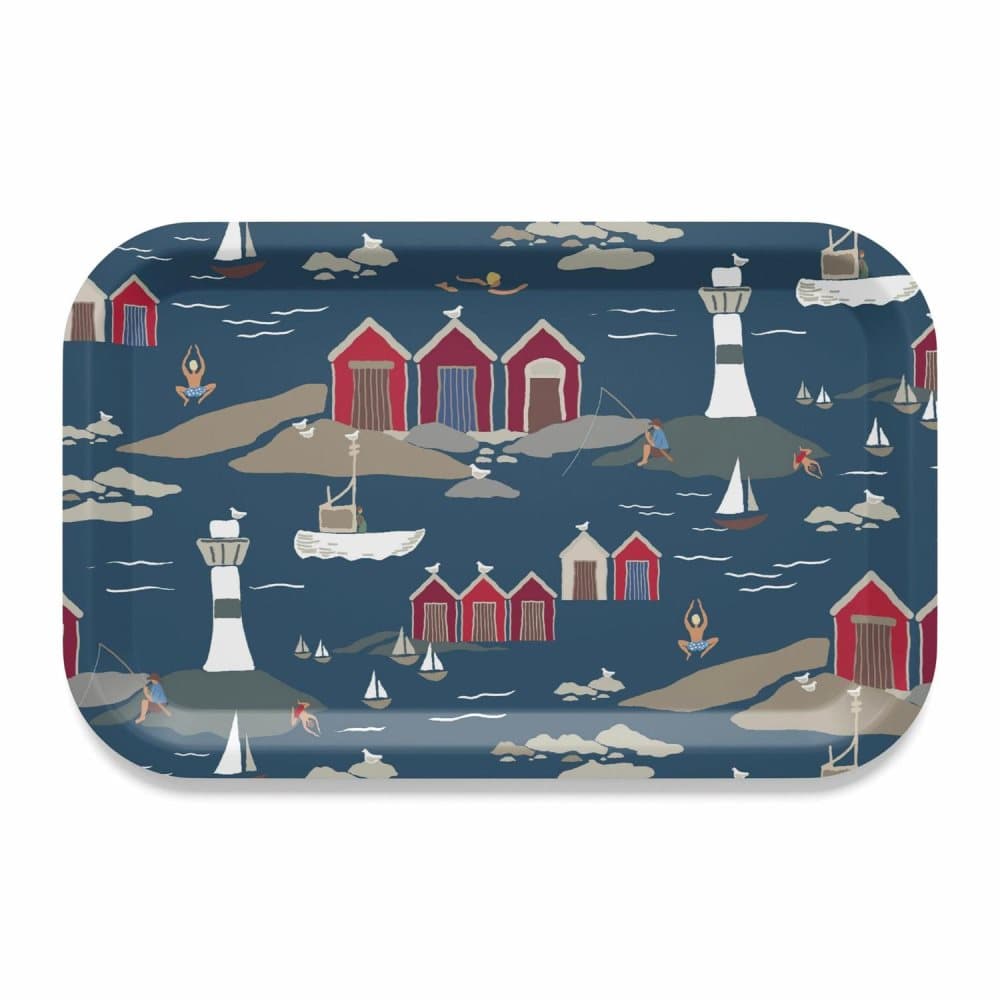 Bricka Kust Marinblå/Multi - Arvidssons Textil