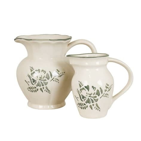 Small Jug Marion Flower Green