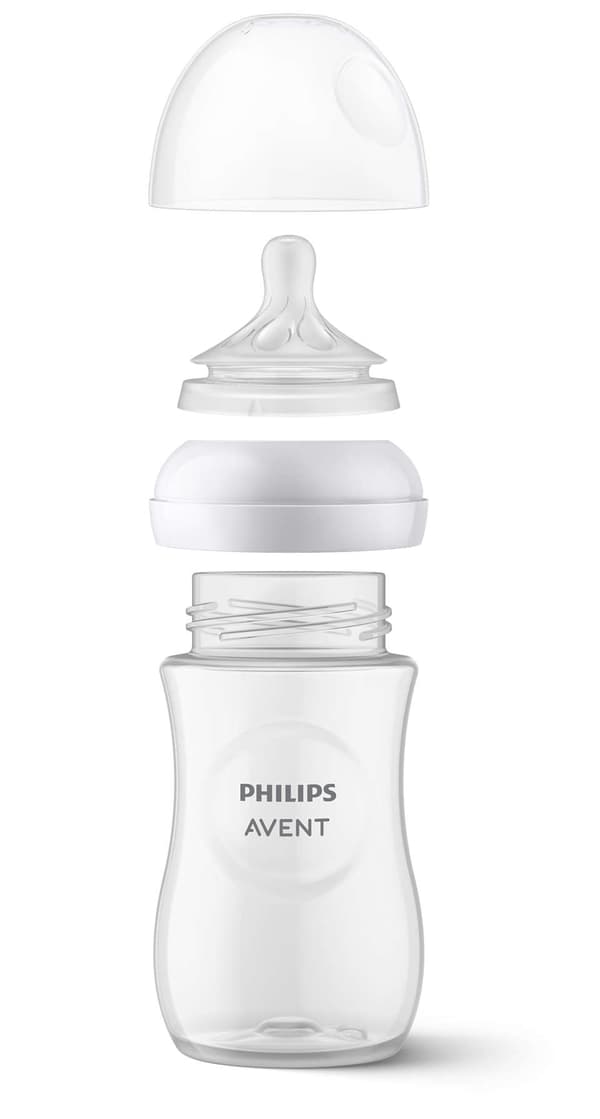 Philips Avent Natural Response pudeļu silikona knupīši, vidēja plūsma, 3m+ (2 gab.)